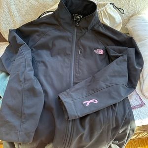 North Face XL Breast Cancer jacket fleece lined